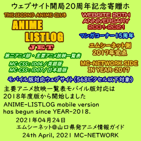 ��v�A�j�����f�ꗗ�\�i�E�F�u�T�C�g�J��20���N�L�O�񑡃C�j